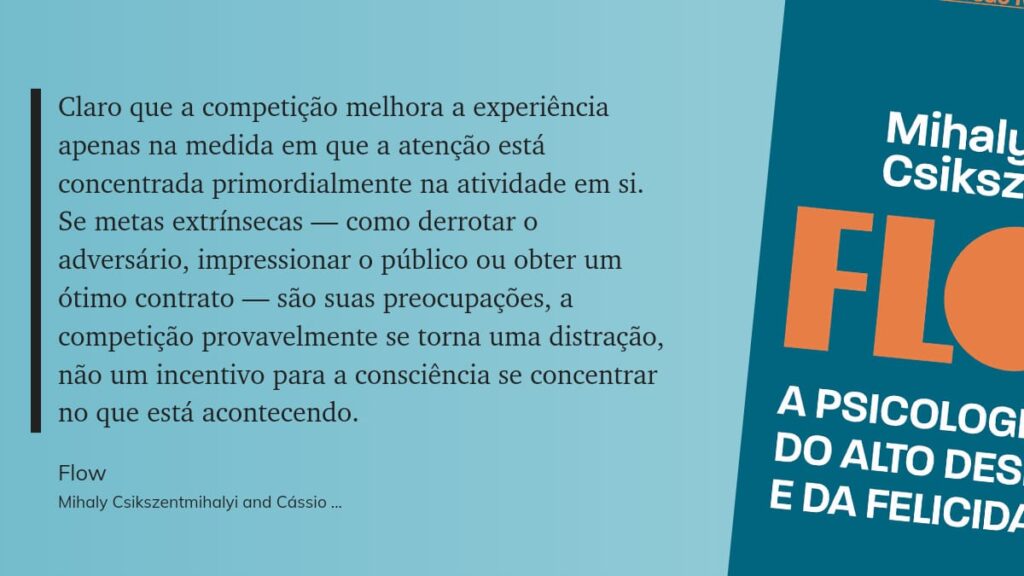 flow - metas intrínsecas e extrínsecas